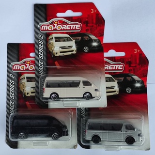 MAJORETTE Toyota hiace series 2 set 3 คัน แพคแตกยับ