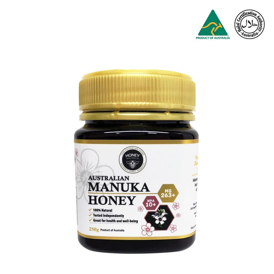 Manuka Honey UMF 10+ MGO 263+ จากประเทศ Australia ขนาด 250 g