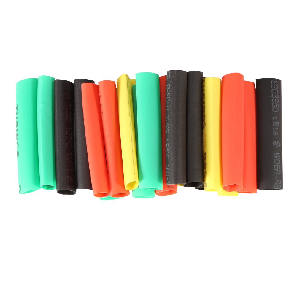 328pcs Mixed Color 21 Shrink Wrap Sleeves Tubing Tube Sleeving Wire ...