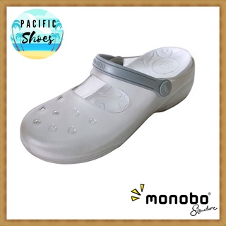 Monobo Kimberry รองเท้าหัวโตโมโนโบ้ สีเทา รองเท้าแตะหญิง รองเท้าผู้หญิง by Pacific Shoes