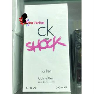 Calvin Klein CK One Shock For Her Edt 200 ml. ( กล่องซีล ขนาดใหญ่สุด )