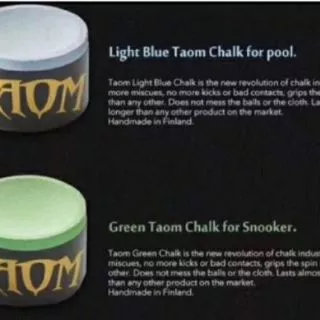 ชอล์กฝนหัวคิว Taom Tips **มีให้เลือก 5 แบบ** chalk v10