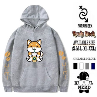 เสื้อกันหนาว มีฮู้ด ผ้าฝ้ายแท้ ลาย JUMPER PET LOVERS CORGI เข้ากับทุกการแต่งกาย ของขวัญวันเกิด สําหรับผู้ชาย JZ