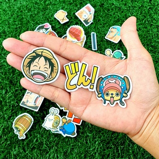 สติ๊กเกอร์ ลูฟี่ วันพีซ (ชิ้นเล็กๆ) One Piece ติดแน่น กันน้ำ ติดเคสมือถือ โน้ตบุ้ค (40 ชิ้น) sticker