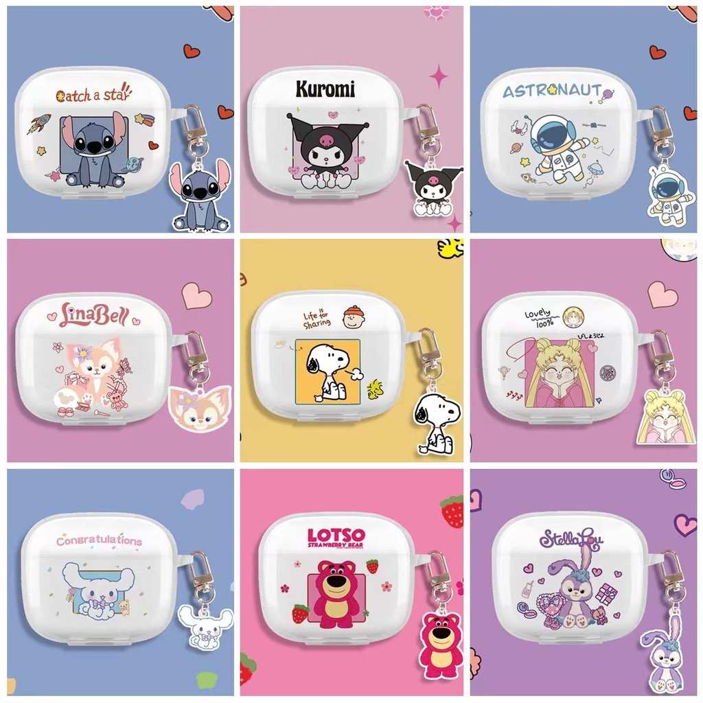 Lenovo lp40 pro ปลอกหูฟัง  เคสซิลิโคนใสแบบนิ่มบลูทูธไร้สายเคสป้องกัน เคสหูฟัง เคสหูฟังซิลิโคนน่ารัก