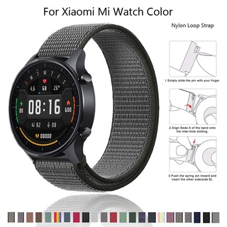 สายรัดไนลอนสำหรับ Xiaomi Mi Watch Color