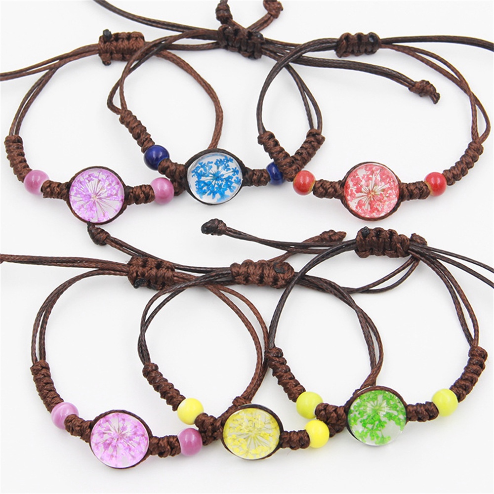 BEAUTIFUL-UNIQUE-LUCKY BOHO STYLE DRY MARBLE TET BRACELET (รูปถ่ายจริง)