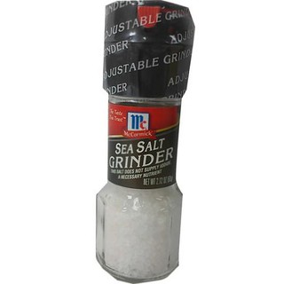 Mccormick Sea Salt Grinder 60g  แม็คคอร์มิคเครื่องบดเกลือทะเล 60 กรัม