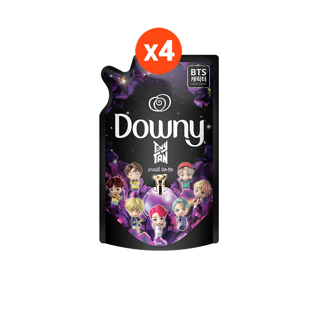 [TinyTAN | Downy สเปเชี่ยล อิดิชั่น]ดาวน์นี่ปรับผ้านุ่ม กลิ่นมีค-ทีค 500 มล x4 [RM – Jin – SUGA – j-hope – Jimin – V – Jungkook / ปรับผ้านุ่ม / Downy / Dawny / Dawni]