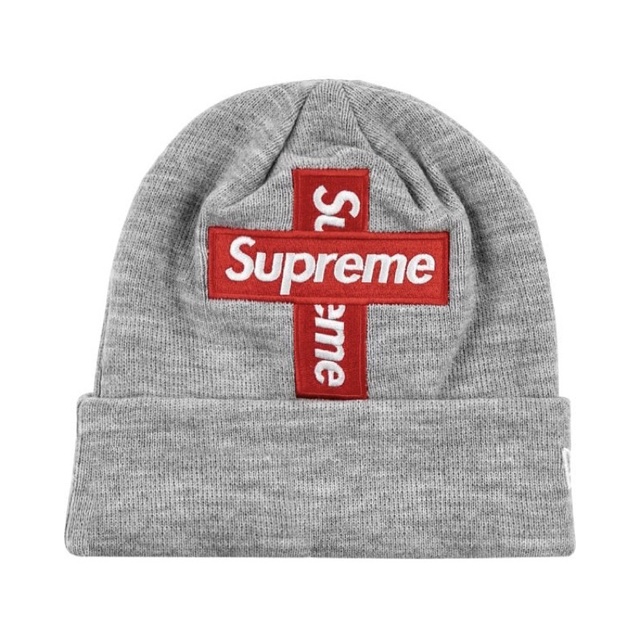 🔥พร้อมส่ง🔥Supreme x New Era Cross Box Logo Beanie FW20 หมวกไหมพรมซูพรีมของแท้💯จากช็อป UK🇬🇧