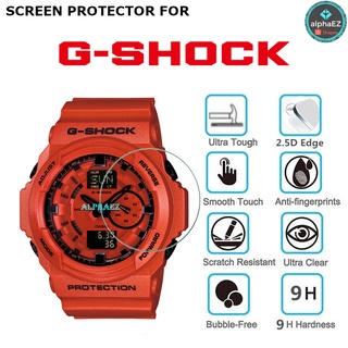 Casio G-Shock GA-150-4A Series 9H ฟิล์มกระจกนิรภัยกันรอยหน้าจอ GA150 แข็ง กันรอยขีดข่วน