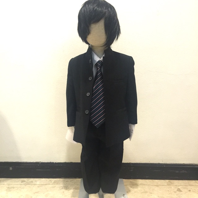 สูทเด็กผู้ชาย คอจีน เนคไทมีให้เลือก 3ลาย NO.49
