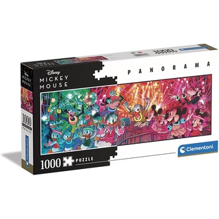 จิ๊กซอว์ Clementoni - Mickey Mouse Disco  1000 piece (Panorama) (ของแท้  มีสินค้าพร้อมส่ง)