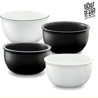 **โปรดอ่าน** ชาม แอฟฟืนิตี้ Stoneware 6 นิ้ว ดำ/ขาว ชอบชะมัด - 1 ใบ โปรดเลือก