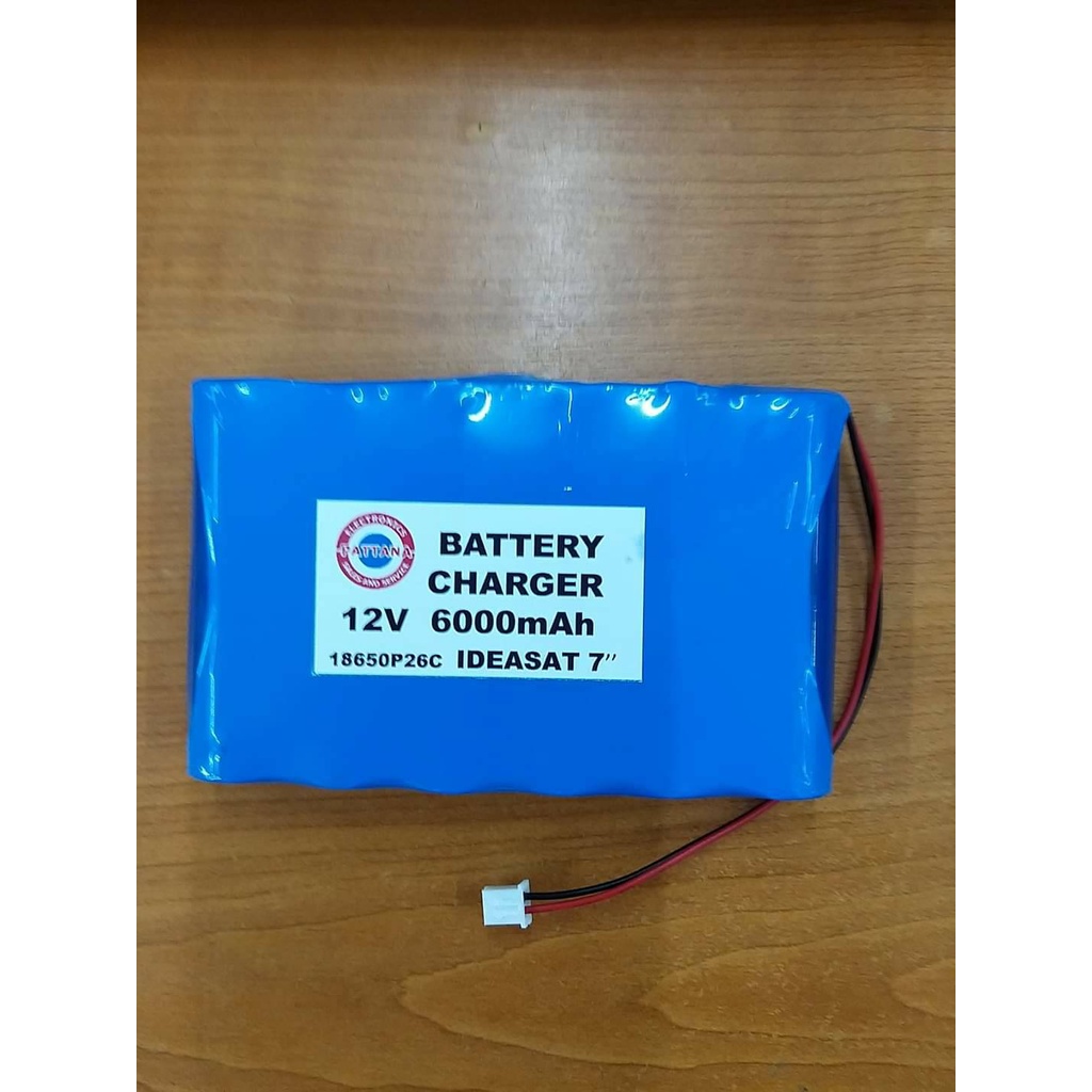 (6000 mAh 12V) แบตเตอรี่ เครื่องวัดไอเดีย รุ่น STV-B74HD หน้าจอ 7 นิ้ว -  แบตเตอรี่ แบตเตอรี่เครื่อง