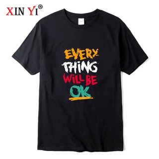 เสื้อยืดผ้าฝ้ายพิมพ์ลายเสื้อยืดผู้ชาย Cotton Casual Letters Funny TShirt 2022 ฤดูร้อนใหม่ Mens tshirt