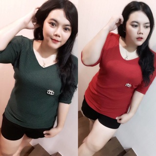 เสื้อไหมพรม สาวอวบ