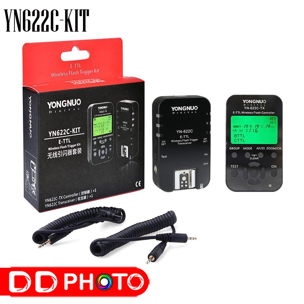 YONGNUO YN622C-KIT Wireless E-TTL Trigger with LED Screen for Canon ประกันศูนย์ในไทย