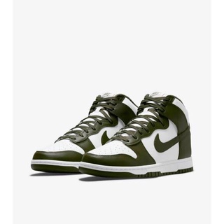 ใหม่พร้อมส่ง ของแท้ รองเท้า Nike Dunk High Championship Khaki