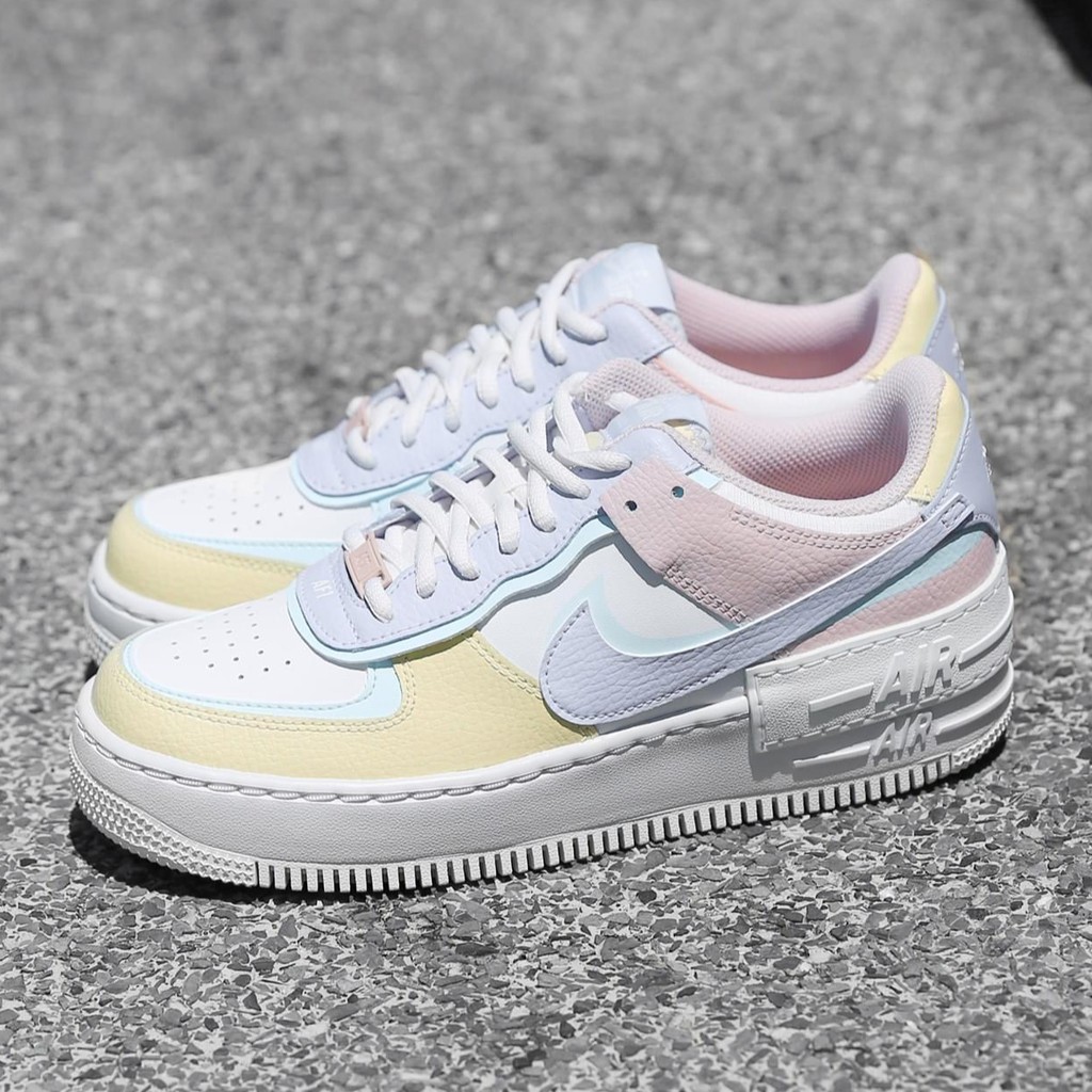 pastel shadow air force ones