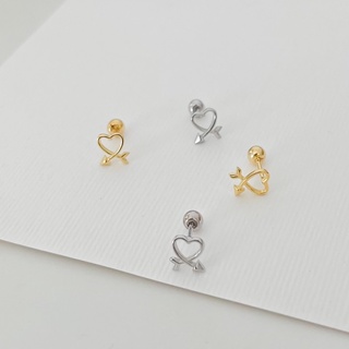 A.piece  *Last chance to buy* A.piece จิวเงินแท้ [all silver 925] cupid heart piercing (10)