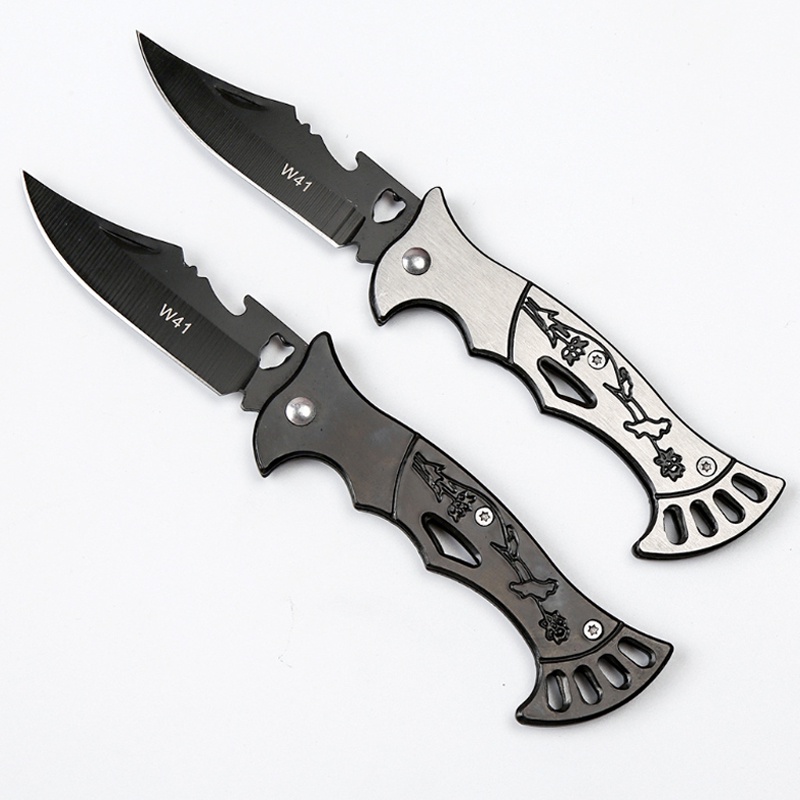 มีดพับTactical knife ocket folding stainless steel knife, a good gift