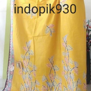 Indopik930สีเหลืองลายดอก