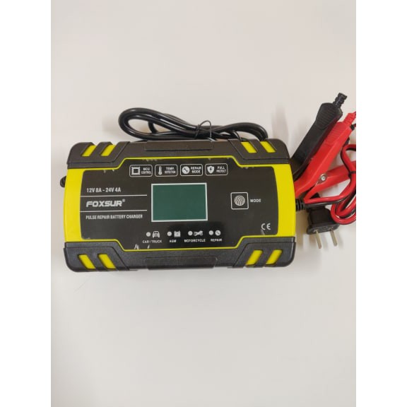 FOXSUR FBC122408D Car Battery Charger เครื่องชาร์จแบตเตอรี่ และซ่อม ...