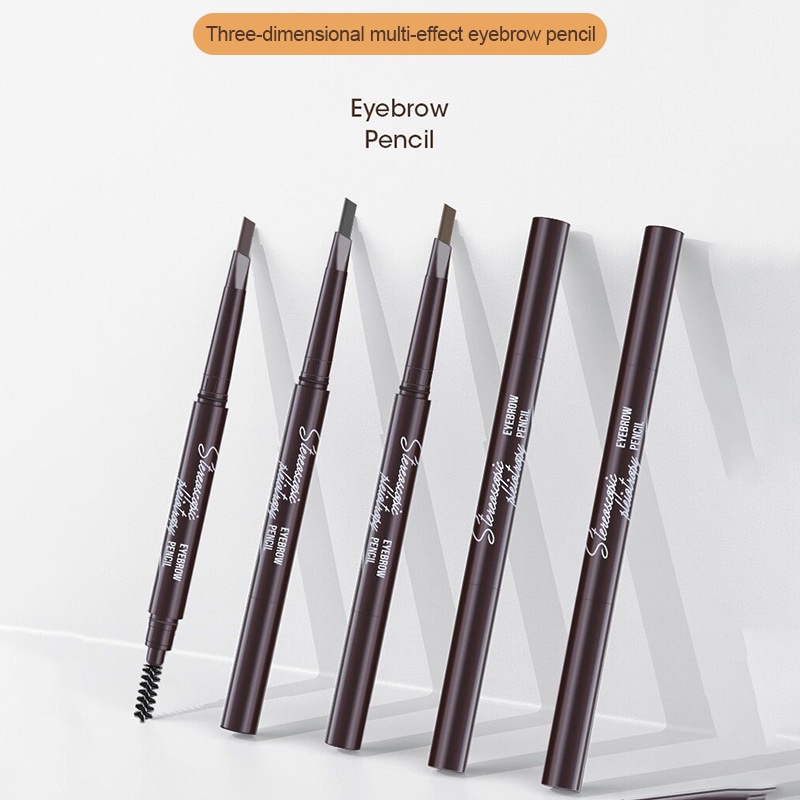 CRYSTAL RABBIT ดินสอเขียนคิ้ว กันน้ำ กันเหงื่อ ติดทนนาน ที่เขียคิ้วดินสอ Drawing Eyebrow Pencil 1 ชิ้น - รูปที่ 2