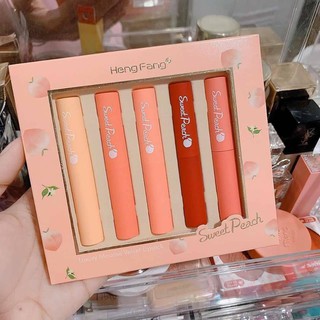 ลิปสติก Heng Fang Sweet Peach 5สี