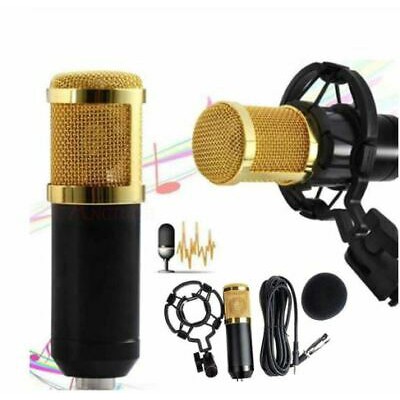 ชุดไมค์ ไมค์อัดเสียง คอนเดนเซอร์ (Pro Condenser Microphone BM800) พร้อม ขาตั้งไมค์โครโฟน และอุปกรณ์เสริมUSB (โช้คอัพโลหะ