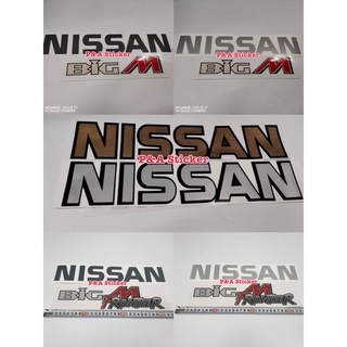 สติ๊กเกอร์ดั้งเดิม NISSAN BIG-M สำหรับติดท้ายรถ NISSAN ปี1999-2001