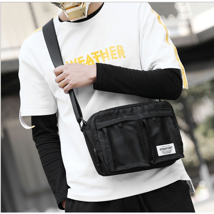 End & Start กระเป๋าสะพายข้าง ทรง Messenger รุ่น ES1108