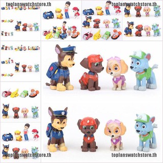 【TOPLANS】ของเล่นฟิกเกอร์ Nickelodeon Paw Patrol ขนาดเล็ก 12 ชิ้น