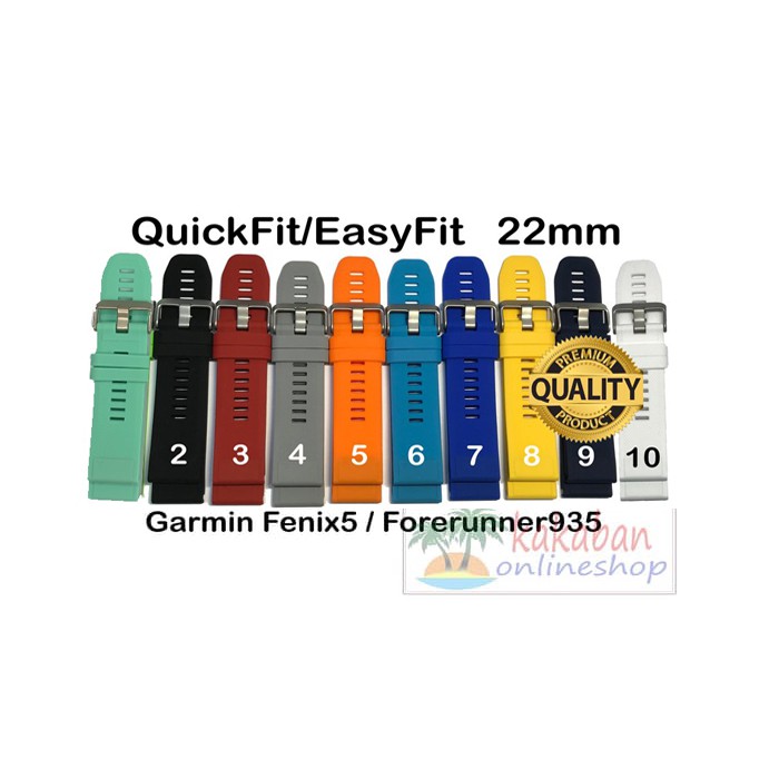 สายรัด Garmin QuickFit 22 มม. สําหรับ Fenix 5 / Forerunner 935