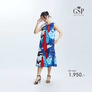 GSP ชุดเดรส Dress NEW GSP : ชุดแซกสั้น ลายเกอิชา (PZ11NV)