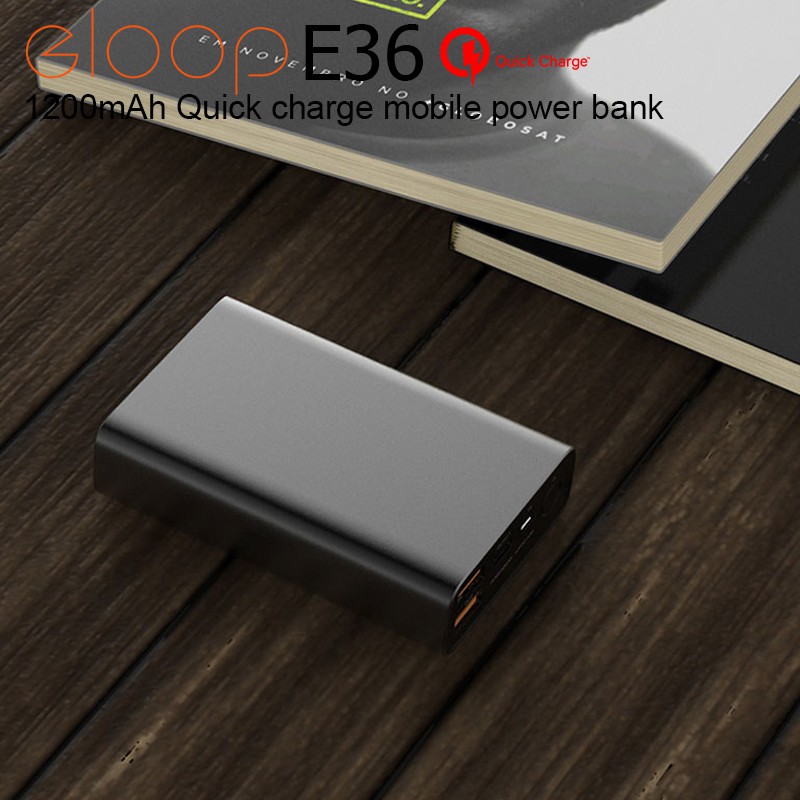 [ใช้โค้ด ลดเหลือ 423฿]ประกัน1ปี Orsen Eloop Power bank E36 12000mAh แบตสำรอง แบตเตอรี่สำรอง - รูปที่ 4