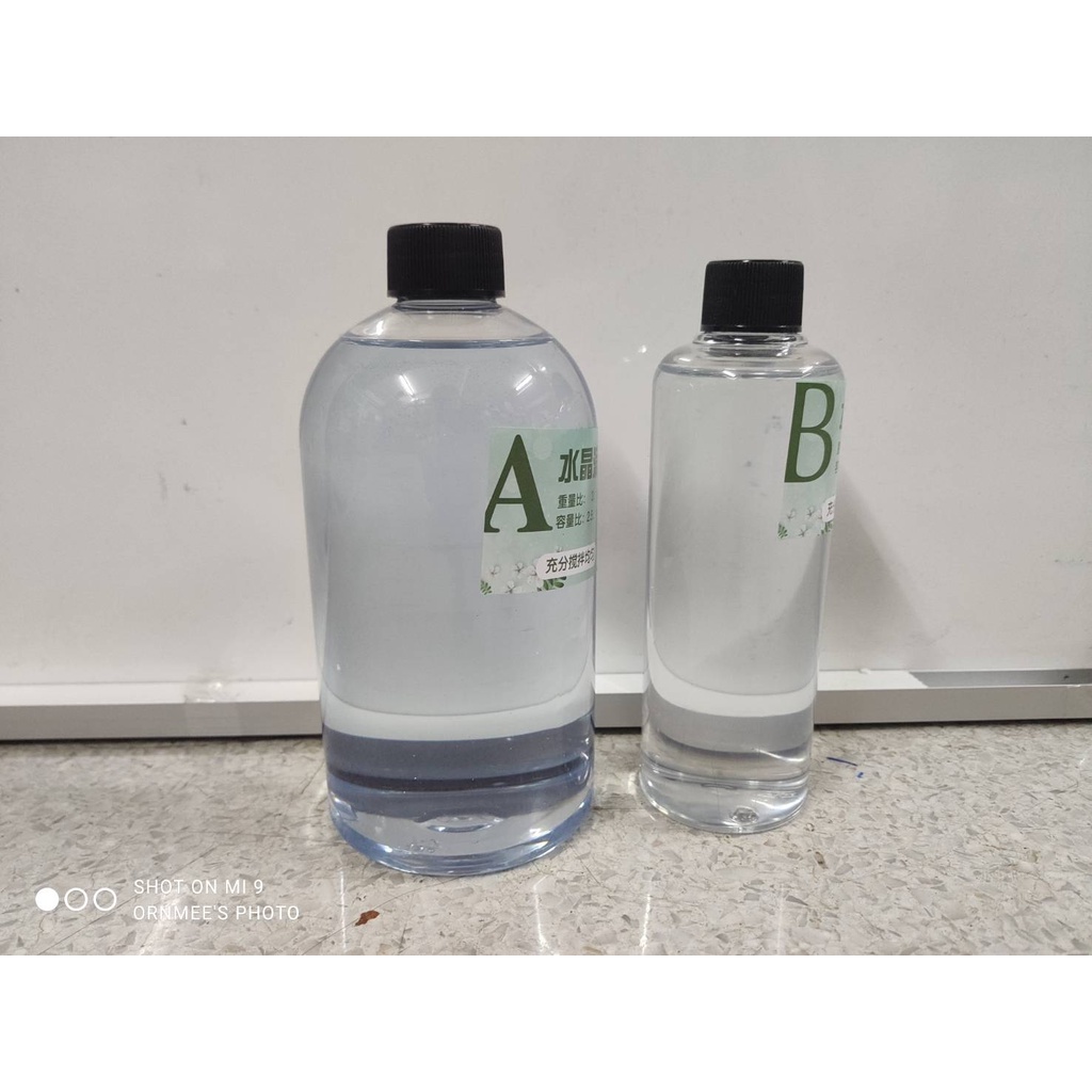 น้ำยาเรซิ่น resin epoxy แบบ AB 1000 g (พร้อมส่งจากไทย)