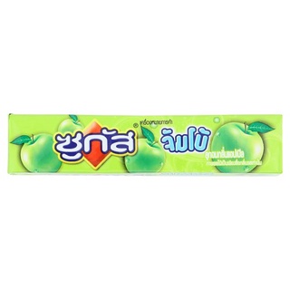 ราคาพิเศษ!! ซูกัส จัมโบ้ ลูกอมกลิ่นแอปเปิล 48กรัม Sugus Jumbo Green Apple Flavoured Chews 48g