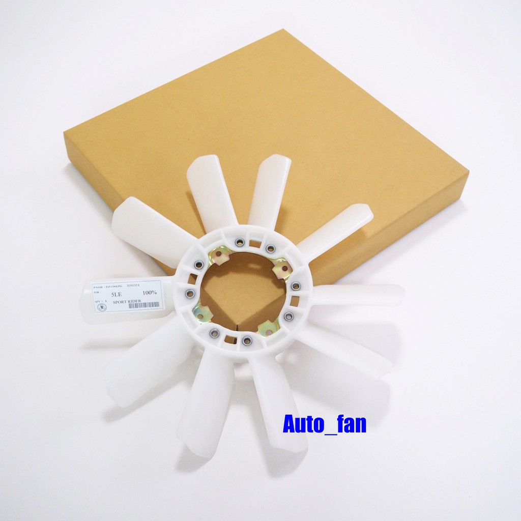 ใบพัดลมหม้อน้ำโตโยต้า TOYOTA SPORT RIDER 2.8, 5LE, VIGO 4.0, HILUX 4WD, LN167,172'02