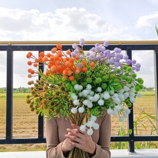 Sisterflower บานไม่รู้โรย ก้านยาว ดอกไม้ปลอม ฟอร์มดอกเกรดสวยปัง งานเหมือนจริง