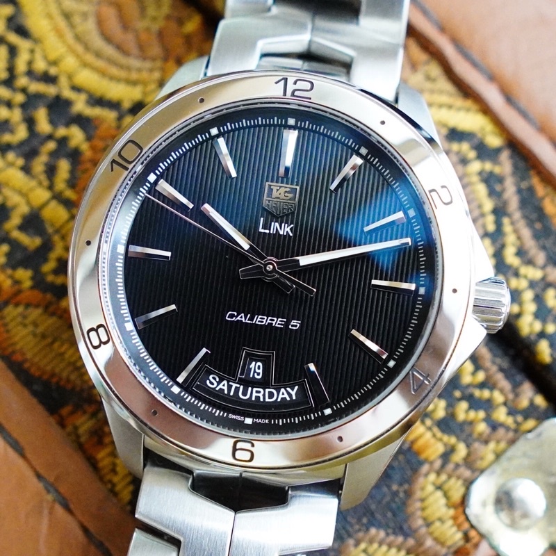 Tag heuer Link #Wat2010 ขนาด41mm. Automatic Cal.5 Day - Date หลังเปลือย