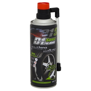 🔥The Best!! ดีวันสเปค โปร เวิร์คส์ สเปรย์ปะยางและเติมลม 450มล. D1 Spec Pro Works Retread Tires Spray 450ml
