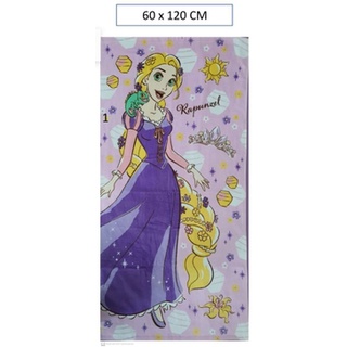 ผ้าขนหนูดิสนี่ย์ ผ้าขนหนูเช็ดตัว Rapunzel Bath Towel ราพันเซล Disney Princess ลิขสิทธิ์แท้จากญี่ปุ่น