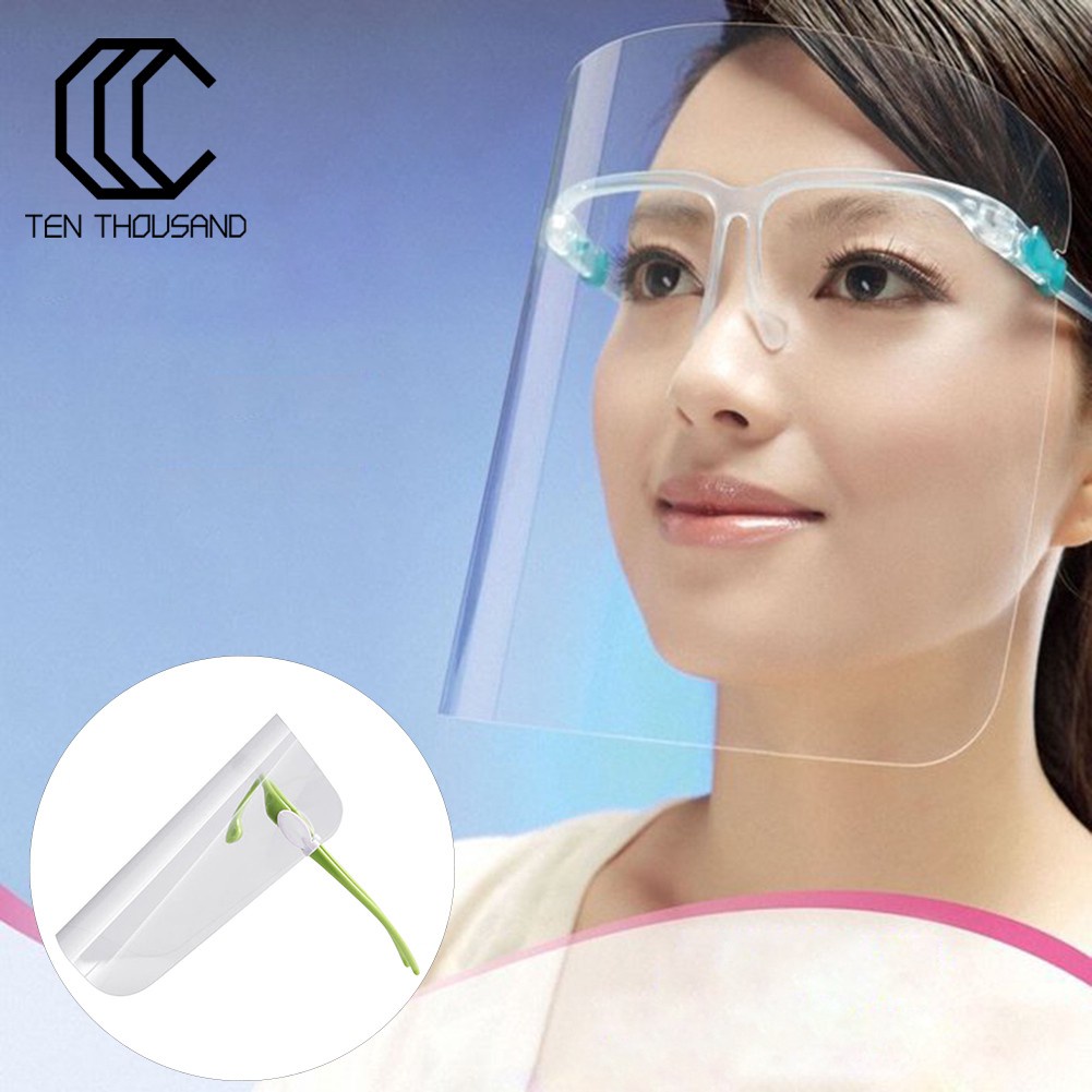 NEW Tenthousand Transparent Anti-fog Anti-Oil Splatter Full Face Shield Cooking Protector for Kitchen
