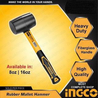 ค้อนยาง ด้ามไฟเบอร์ 16oz Rubber hammer Weight：16oz/450g