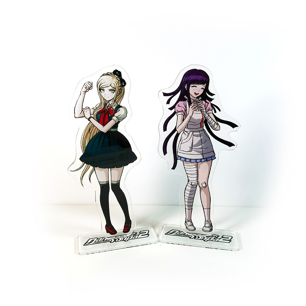 Danganronpa 2 Sonia Nevermind Mikan Tsumiki โมเดลของเล่นฟิกเกอร์ขาตั้งอะคริลิค