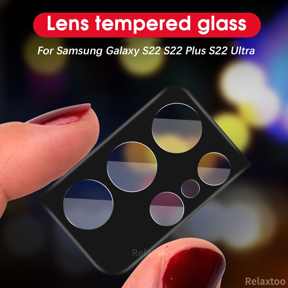 3d Rear Camera Lens Tempered Glass Protector Film For Samsung Galaxy S21 S20 S22 Ultra Plus Fe