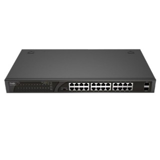 Ruijie RG-ES126G-LP-L UnManaged Gigabit POE Switch 24 Port ,2 SFP POE 180W