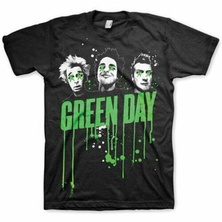 【PUNK】เสื้อยืดผู้ชาย Green day drops tee classic punk rock new plus size sportwear Fathers birthday giftdntokobthy